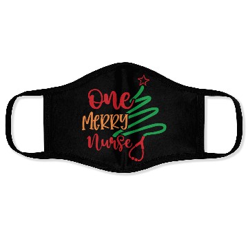 Discover one merry nurse Face Masks