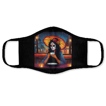 Discover Coffee Catrina Face Masks