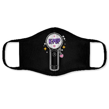 Discover K-Pop Korean Pop Music South Korea Kpop Lightstick Face Masks