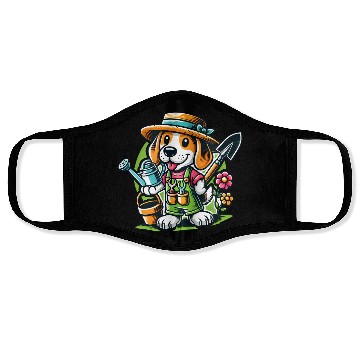 Discover Beagle Gardener Face Masks