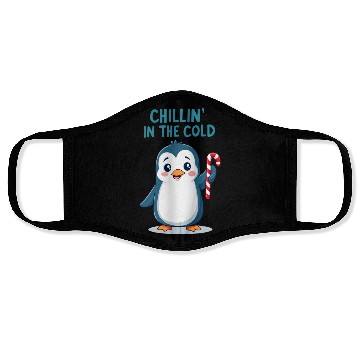 Discover Chillin' Penguin Winter Fun Face Masks