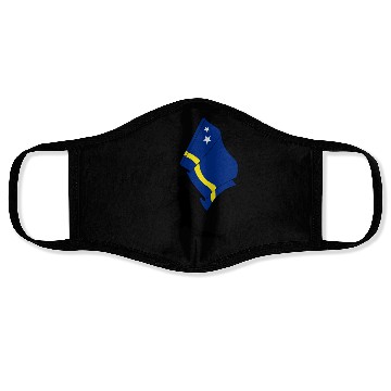 Discover Runner flag Curacao men Face Masks