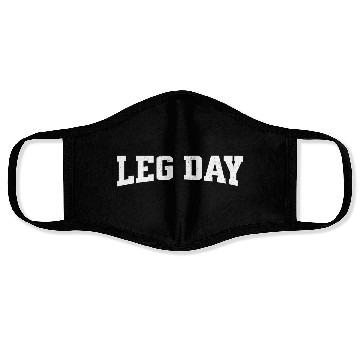 Discover Leg Day Gym Pump Face Masks