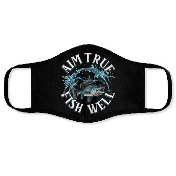 Discover Bowfishing Bowfisher Aim True Fish Well Face Masks