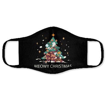 Discover Meowy Christmas Tree Surprise Face Masks