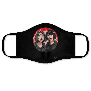 Discover Anime Shock Twins – What the?! Face Masks