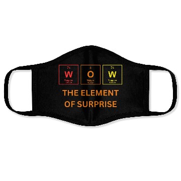 Discover THE ELEMENT OF SURPRISE Face Masks