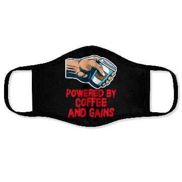 Discover Powered By Coffee And Gains Face Masks