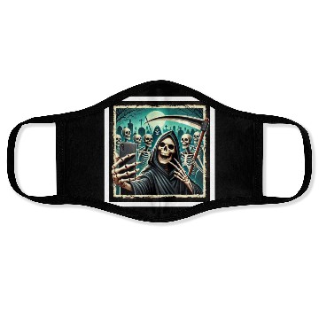 Discover Death Selfie Face Masks