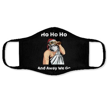 Discover Ho Ho Ho And Away We Go Face Masks