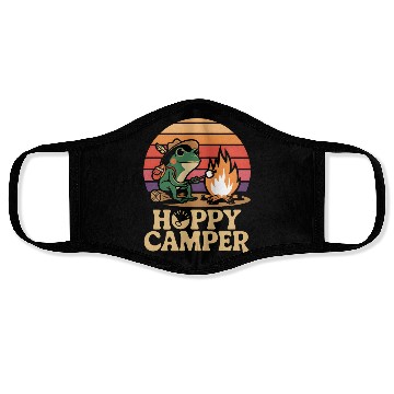 Discover Hoppy Camper Frog Face Masks