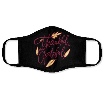 Discover Heartfelt Gratitude: Thankful & Grateful Face Masks
