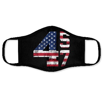 Discover 45 47 President Donald Trump Face Masks