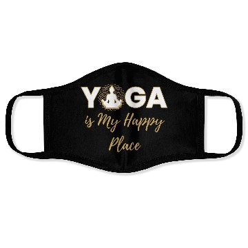 Discover Yoga is my happy place. Face Masks
