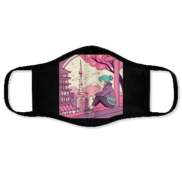 Discover Blossom Breeze: Tokyo Girl Embracing a Tranquil Face Masks