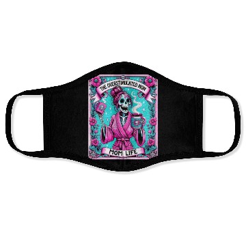 Discover The Overstimulated mom Face Masks