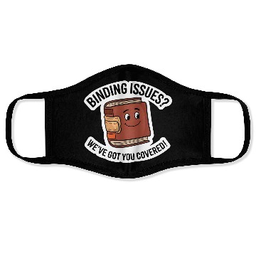Discover Smiling Book with Bandage – 'Binding Issues?' Face Masks