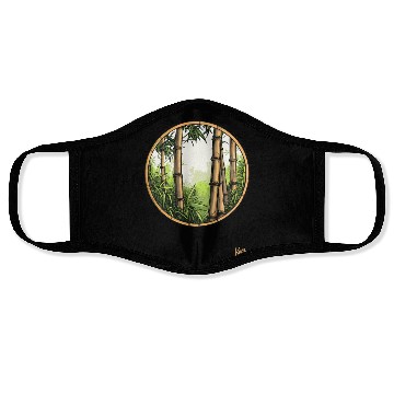 Discover Serene Bamboo Forest Face Masks