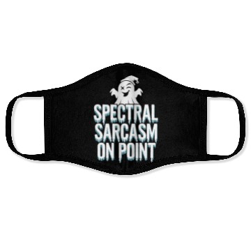 Discover Paranormal Comedy Funny Ghost Humor Lighthearted Face Masks