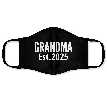 Discover Grandma Est 2025 Face Masks
