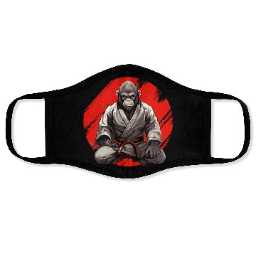 Discover Karate Judo Monkey Chimpanzee Martial arts Face Masks