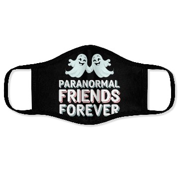 Discover Paranormal Comedy Funny Ghost Humor Lighthearted Face Masks