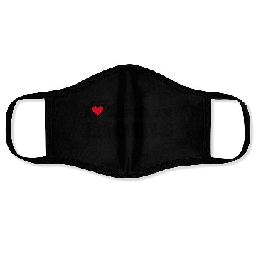 Discover I Heart Hockey Moms Face Masks