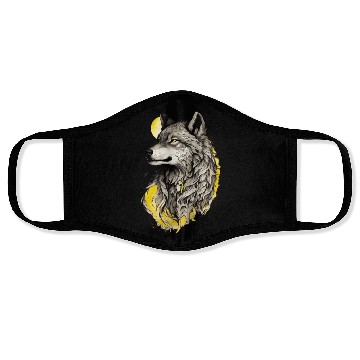 Discover Yellow dog Face Masks