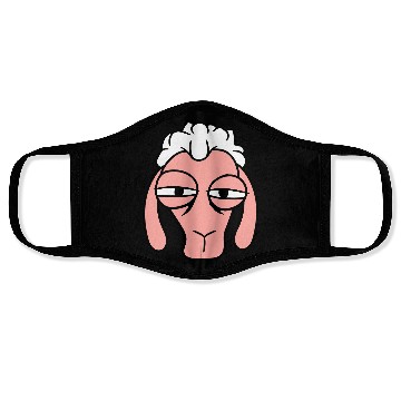 Discover Sheep Skeptical Critical Look Face Head Cool Angry Face Masks
