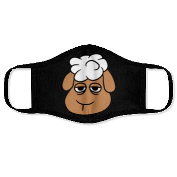 Discover Sheep Tired Bored Empty Look Head Face Unhappy Sad Face Masks