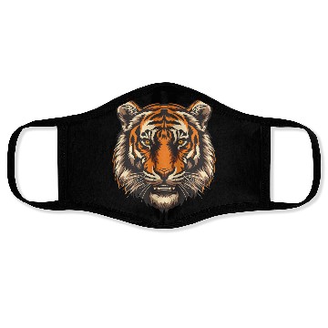 Discover Tiger Design for a Tiger lovers Face Masks