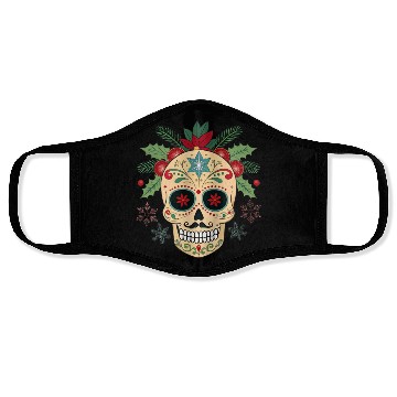 Discover Holiday Sugar Skull Face Masks