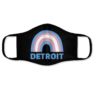 Discover Detroit Transgender Flag Face Masks