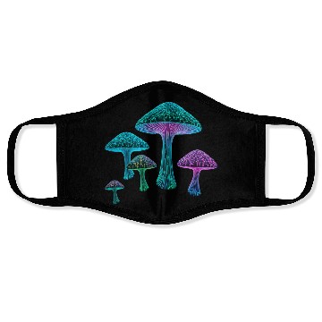 Discover Psychedelic Neon Fungi Glow Face Masks
