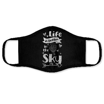 Discover Hot Air Balloon Flame Adventure Face Masks