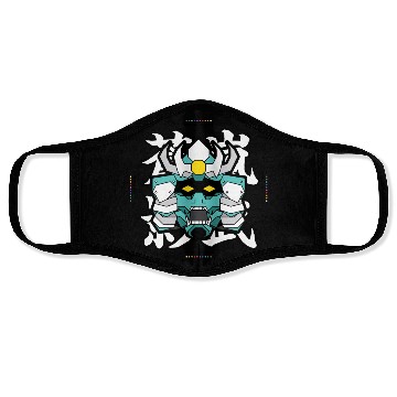 Discover SEKMOLAI - Samurai Teal Face Masks