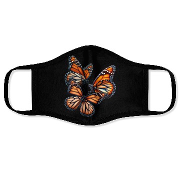 Discover Monarch Butterflies Butterfly Lover Lepidopterist Face Masks