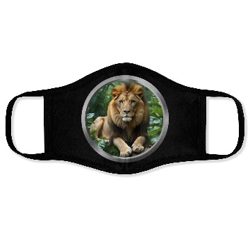Discover Lion Animal -1 Face Masks