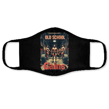 Discover Old School Gains Face Masks