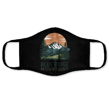 Discover Blue ridge mountains Face Masks