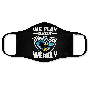 Discover Volleyball We Play Daily You Play Weekly Face Masks