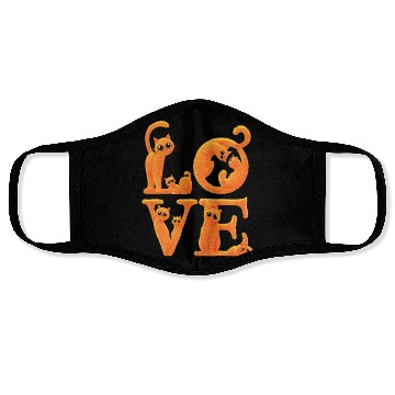 Discover Love Cat Orange Face Masks