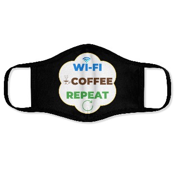 Discover Wi Fi Coffee Repeat Face Masks