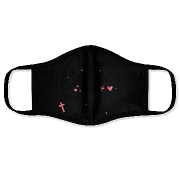 Discover Coffee cures Jesus saves Face Masks