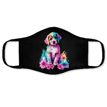 Discover i love Dog Face Masks