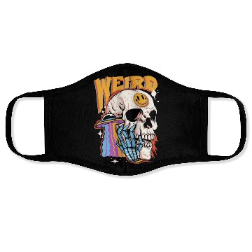 Discover weird vibes Face Masks