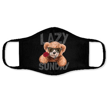 Discover lazy sunday Face Masks