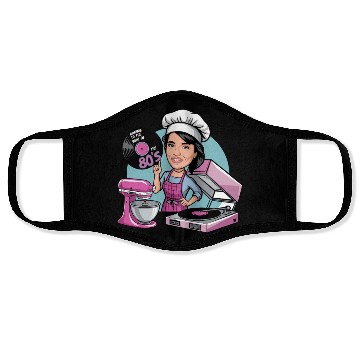 Discover Baking to the Beat of the 80s Retro Music Baker Face Masks