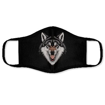 Discover Angry wolf Face Masks