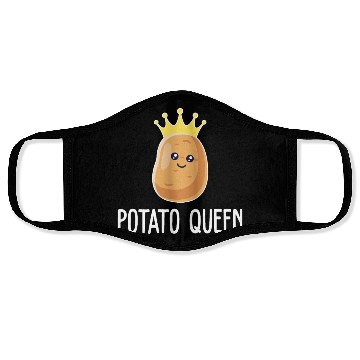 Discover Potato Queen Potato Lover Face Masks